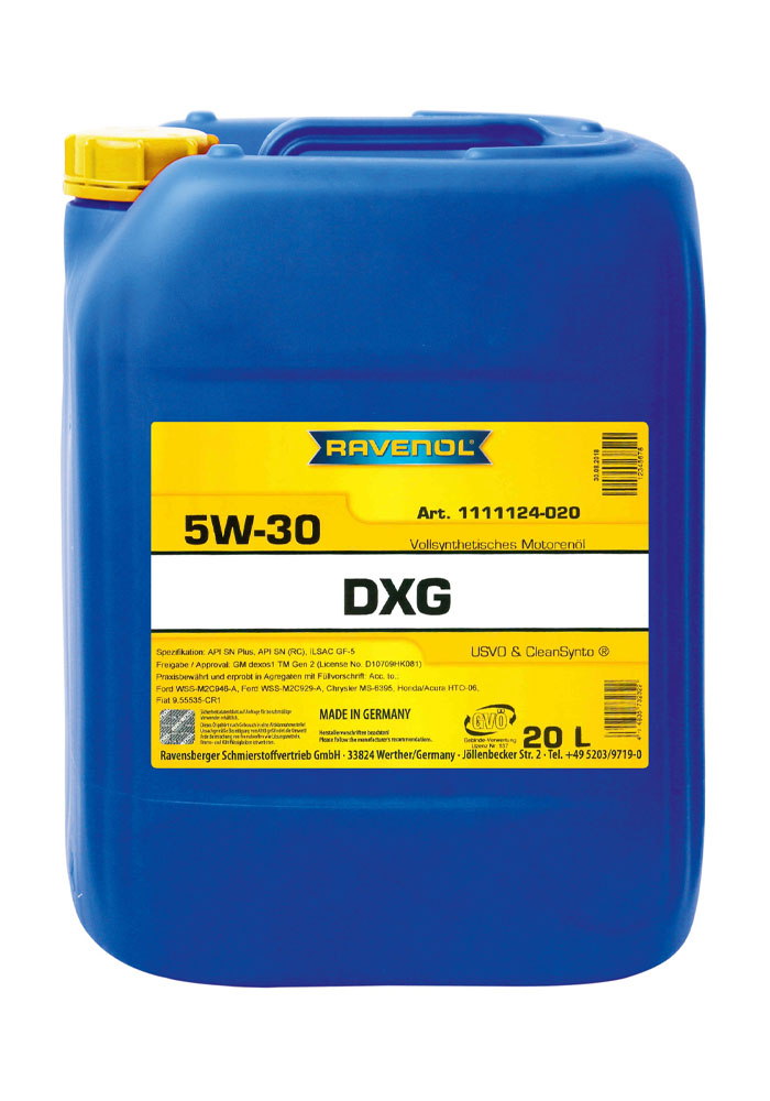 Aceite Ravenol 5W30 Full sintético 1 Lt DXG